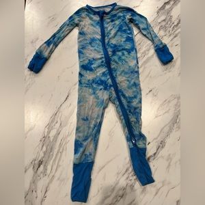 Tie Dye Little Sleepies Zippy
